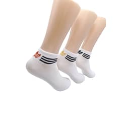 ETERNIUM - Calcetines Pack x3 Tobilleros Clásicos Unisex Color Blanco Nº 5