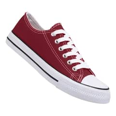 PAND G - Zapatilla Unisex Urbana - Lona Casual Burdeo - 7087
