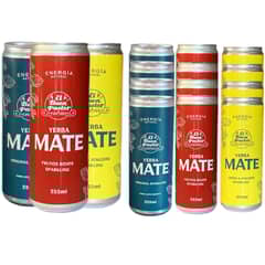 EL BUEN PASTOR - Pack x 12 Bebida Yerba Mate Mix 355ml