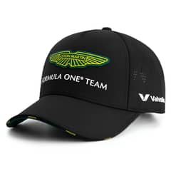 BOSS - Gorro Formula 1 Oficial Aston Martin Negro 2025