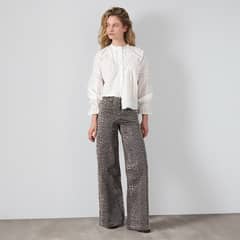 RAINDOOR - Pantalón Animal Print Straight Mujer