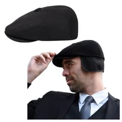 EKOL TACTICA MILITAR - Boina De Lana Retro Con Protección De Oídos