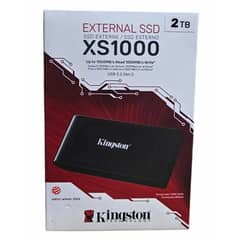 KINGSTON - Unidad SSD Externa XS1000 2TB Disco Duro Externo