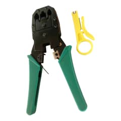 GENERICO - Crimpeadora Alicate Rj45 Rj11 Rj9 + Pelacables Wj-315