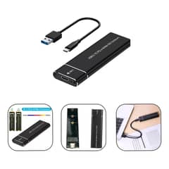 GENERICO - Cofre Caja Externa Case Ssd Disco Solido Usb 31 Nvme M2 M2 10gbps Usb C