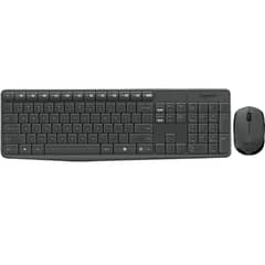 LOGITECH - MK235 Combo Inalámbrico Teclado y Mouse USB Negro