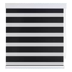 SUPERCENTER - Cortina Roller Velo Liso 2 Paños 150 X 200 Cm Negro