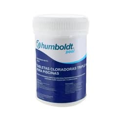 HUMBOLT - Cloro En Tabletas Para Piscinas 1 Kg Triple Accion Humboldt