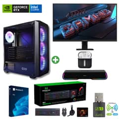 INTEL - Pc Gamer i5-12400F- 32GB - RTX 4060 - 2TB(Parlante+Monitor27"+Audifonos)P1