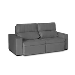 RE DECORA - Sofá 2 Cuerpos Toquio 204 cm Gris Oscuro