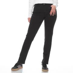 WADOS - JEANS PITILLO TIRO ALTO PRETINA BASICA 1 BOTON