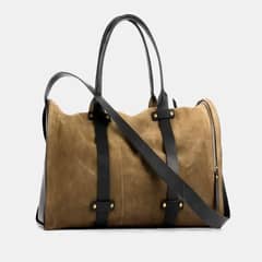 GENERICO - Bolso de Cuero - Wiken Suede Camo Black Default Title