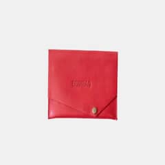 GENERICO - Tabaquera de Cuero Rojo - Elegante y Duradera