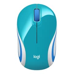 LOGITECH - Wireless Mini Mouse M187 Celeste