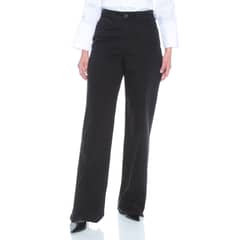 WADOS - JEANS RECTO TIRO ALTO PRETINA BASICA 1 BOTON ALFORZA