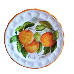 GENERICO - Plato Decorativo Pared - pintado a mano - Naranjas
