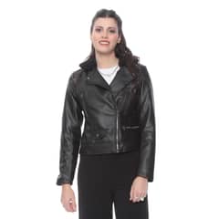 WADOS - CHAQUETA MANGA LARGA CUERO ECOLOGICO CUELLO DESMONTABLE DE CHIPORRO