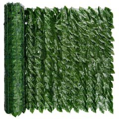 SUPERCENTER - 3x1m Malla De Hojas Enredadera Artificiales Cerca Decorativa Verde