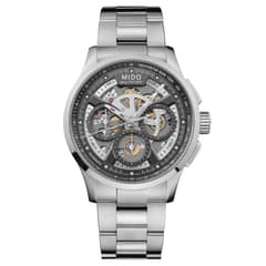 MIDO - Reloj Multifort Skeleton Chronograph Acero