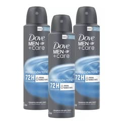 DOVE - X3 Desodorante Spray Aerosol Men Protección Total 150ml