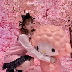 GENERICO - Cintillo Diadema Felpa My Melody Midnight Melokuro Kuromi - Rosa