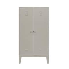 MOBITAT - Locker Ropero Metálico de 2 puertas porta candado Equimet