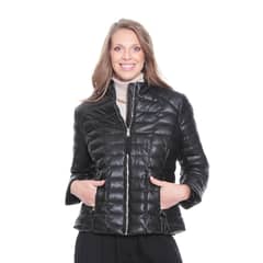 WADOS - CHAQUETA MANGA LARGA CUERO ECOLOGICO CON CUELLOMAO