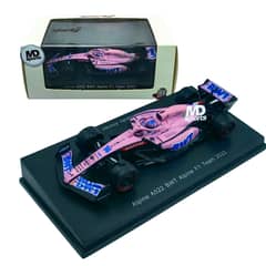 SPARK - Auto Formula 1 Alpine A522 2022 Alonso Caja Acrilica 1:64
