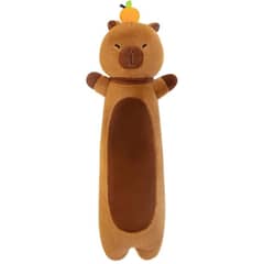 GENERICO - Peluche Almohada Alargado De Capibara Para Niños Y Adultos