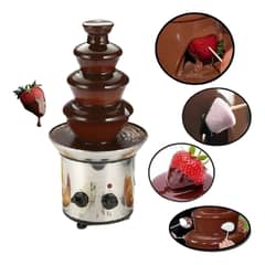 GENERICO - Fuente de chocolate 4 niveles acero inoxidable profesional