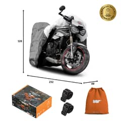 CWAGEN - Funda para Moto M Con Top Case - Wagen Covers Deluxe