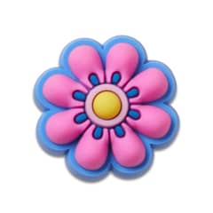 CROCS - Jibbitz Flor Rosa Y Amarillo Rosa