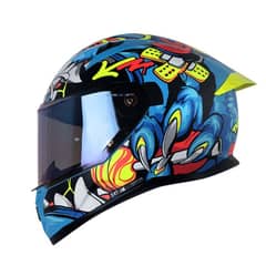 SHAFT - Casco Moto 522 sp Tiguerazo az.cl Mate am.n integral TALLA L