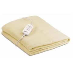 GAMA - Calienta Cama 1 Plaza 150x80cm Poliester Beige