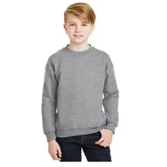 MPROPIA - Poleron Algodon Polo Niños Niñas Invierno Infantil Gris