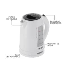 URSUS TROTTER - Hervidor Electrico 2000ml Blanco Ut-Klar20Pw