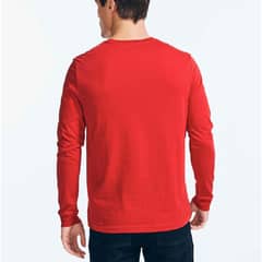 MPROPIA - Polera Rojo Manga Larga Niños Algodon 100…