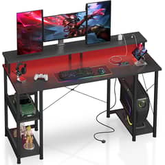 YOMYM - Mesa de ordenador multifuncional fibra de carbono12050865 cm