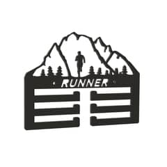 GENERICO - Medallero Running Soporte Para Medallas De Runner A Muro
