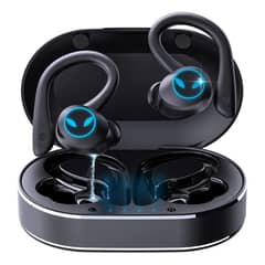 GIOIO - Auriculares Deportivos Inalámbricos Bluetooth 53 Con Gancho