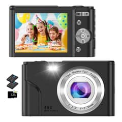 U BUY - Cámara Digital 1080p Fhd Video Audio Webcam Principiante