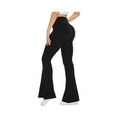 AAYO MODA - Pantalon Flare Pata elefante Mujer Algodon Con Chiporro Invierno