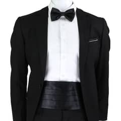 SN SONEC - Set faja formal ajustable poliester corbatin y paño para matrimonio