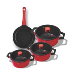Dsp - Set Ollas 7 Piezas DS Professional RED