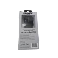 DAEWOO - CARGADOR USB PD20W DI-PD202-EU SALIDA USB-C + USB-A