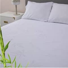 ATLAS - Cubre Colchón Impermeable Bambu 1.5 Plazas