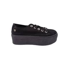 HERIEL - Zapatilla Negra Plataforma Mujer