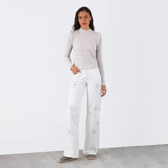 RAINDOOR - Polera Manga Larga Vuelos Broderie Mujer