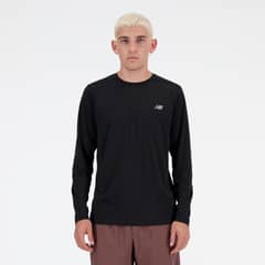 NEW BALANCE - Polera Manga Larga Hombre MT41225BK Negro