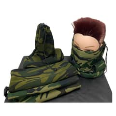 EKOL TACTICA MILITAR - Pack 12 Cuello Polar Camuflaje Invierno Bandana Polar Unisex
